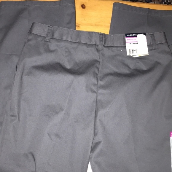 French Toast Girls Gray Pants 16.5 Plus Bootcut - Picture 7 of 7